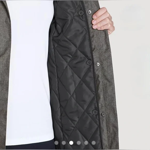 Eddie Bauer Women's Girl on the Go Insulated Waterproof Trench Coat
Black Large - Picture 3 of 16